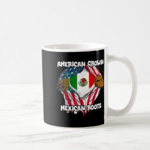 American Grown Mexican Roots Mexico Country Lover  Coffee Mug