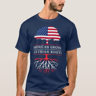 American Grown with Austrian Roots Austria Premiu T-Shirt