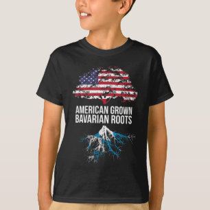 American Grown with Bavarian Roots - Bavaria T-Shirt