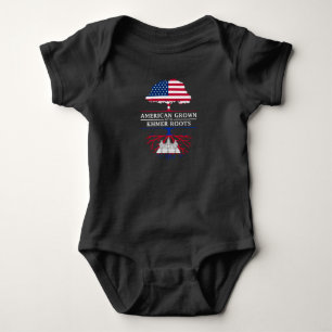 American Grown with Cambodian Roots   Cambodia Baby Bodysuit