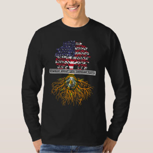 American Grown With Cherokee Roots Tribe Native Am T-Shirt