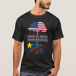 American Grown with Congolese Roots   Democratic T-Shirt