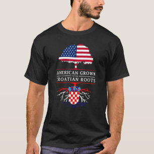 American Grown with Croatian Roots - Croatia 1 T-Shirt