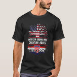American Grown With Croatian Roots USA Flag Croati T-Shirt<br><div class="desc">Funny heritage Croatian Croatia USA Flag pride gifts Patriotic tshirt. Great for kids, mum, dad, brother, sister, son, daughter, boys, girls, family, husband, wife, friend, grandma, grandpa love sports team fan.Great Immigrants Grown with tree Root t shirt for Birthday bday christmas thanksgiving Halloween hanukkah Fourth 4th of July. Complete your...</div>