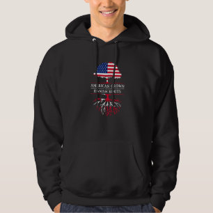 American Grown With Danish Roots  Denmark Hoodie