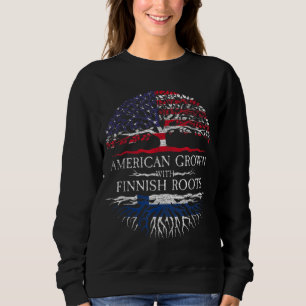 American Grown With Finnish Roots Finland Sweatshirt