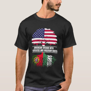 American Grown with Flag Heritage Portuguese Niger T-Shirt