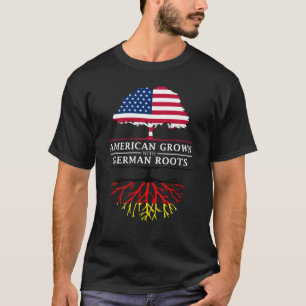 American Grown with German Roots   Germany Design T-Shirt