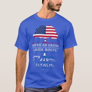 American Grown with Greek Roots Greece Premium T-Shirt