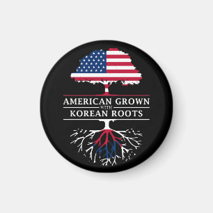American Grown with Korean Roots   Korea Design Magnet