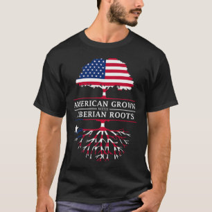American Grown with Liberian Roots Liberia T-Shirt