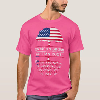 American Grown with Liberian Roots Liberia T-Shirt