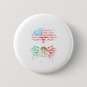 American Grown With Mexican Roots Mexico Us Mexica 6 Cm Round Badge