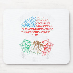 American Grown With Mexican Roots Mexico Us Mexica Mouse Mat