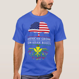American Grown with Native Hawaiian Roots  Hawaii  T-Shirt