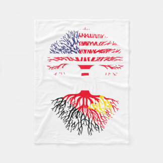 American Grown With Papua New Guinean Roots Usa  Fleece Blanket