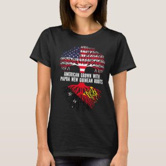 American Grown With Papua New Guinean Roots Usa  T-Shirt