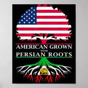 American grown with persian roots American grown w Poster