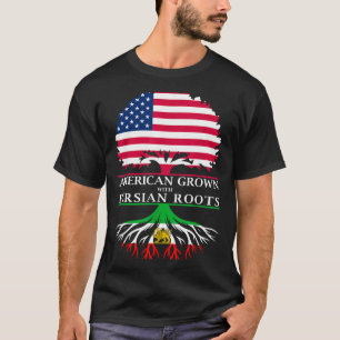 American grown with persian roots American grown w T-Shirt
