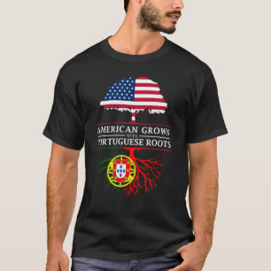 American Grown with Portuguese Roots   Portugal T-Shirt