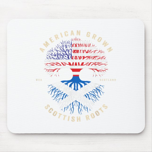 American Grown With Scottish Roots - Its My Dna Sc Mouse Mat (Front)