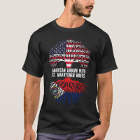 American Grown with St. Maartener Roots USA Flag