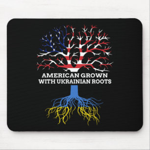 American Grown With Ukrainian Roots  Mouse Mat