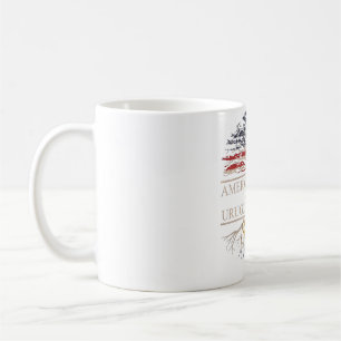 American grown with uruguayan roots coffee mug