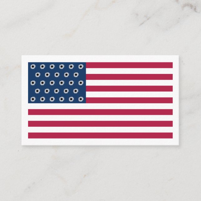 American Gun Flag Enclosure Card (Front)