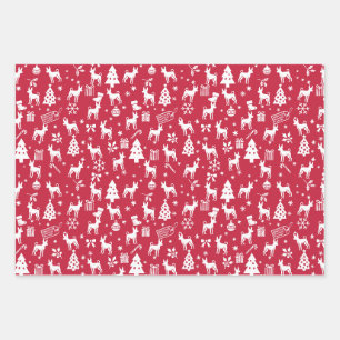 American Hairless Terrier Christmas Wrapping Paper Sheet