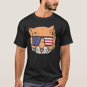 American Hamster Usa 4th Of July Pet Animal T-Shirt