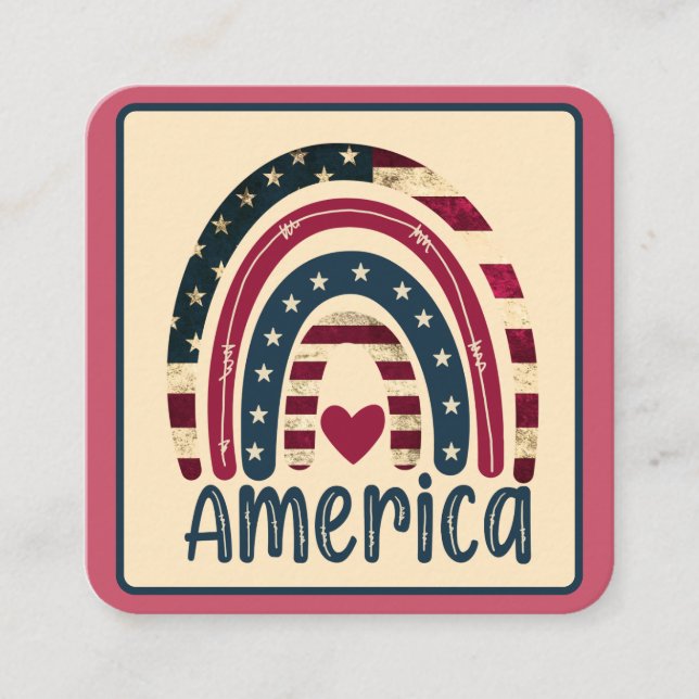 American Happiness Enclosure Card (Front)