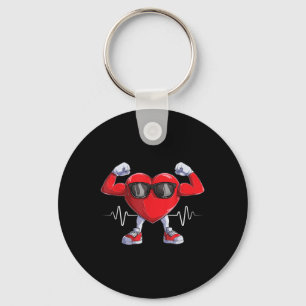 American Heart Disease Awareness Heart Month Heart Key Ring