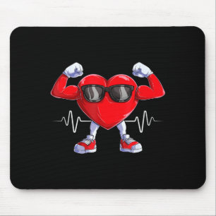 American Heart Disease Awareness Heart Month Heart Mouse Mat