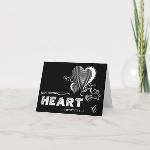 american heart month holiday card