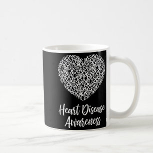 American Heart Month Suprt Tees Co Heart Disease A Coffee Mug