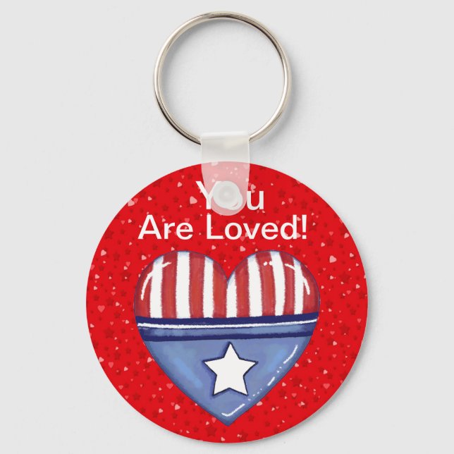 American Heart - SRF Key Ring (Front)