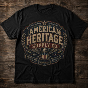 American Heritage Supply Co. Patriotic Vintage T-Shirt