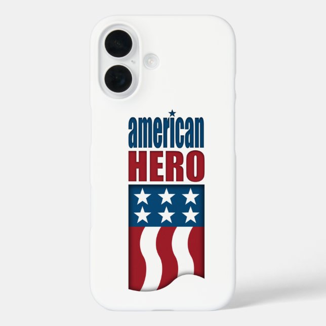 American Hero Case-Mate iPhone Case (Back)