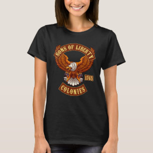 American History Motorcycle Club Style 1765 Sons O T-Shirt