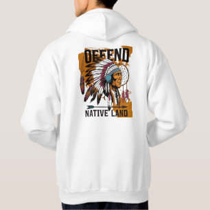 American History Native Land.Indian.Chief Classic Hoodie