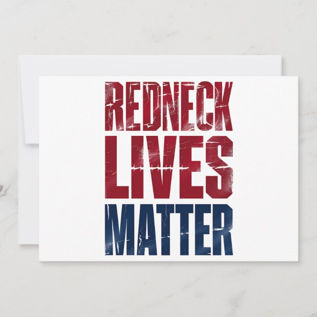 American Holiday Redneck Matter 4th Of July USA Invitation (Front)
