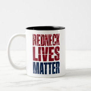 American Holiday Redneck Matter 4th Of July USA Two-Tone Coffee Mug