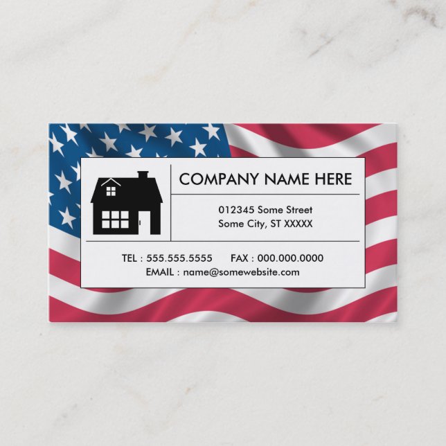 american home business card (Front)