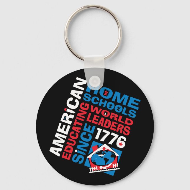 American Home Schools Key Ring (Front)