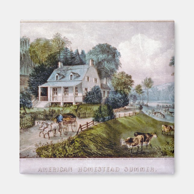 American Homestead Summer Magnet (Front)