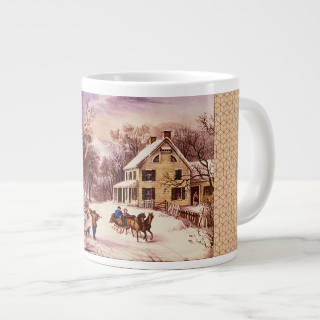 American Homestead Winter Speciality Mug (Front Right)