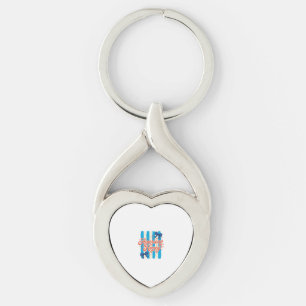 American Honey Patriotic Bow Vintage Shirt Design_ Key Ring