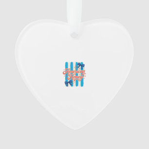 American Honey Patriotic Bow Vintage Shirt Design_ Ornament