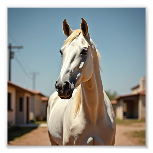 American horse photo print (Front)